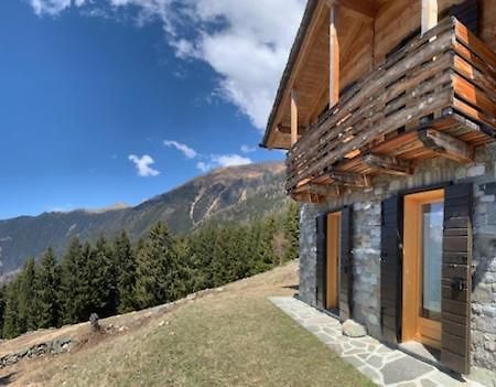 Ferienwohnung Chalet Baita Delle Favole Di Rosarita Berbenno di Valtellina Exterior foto